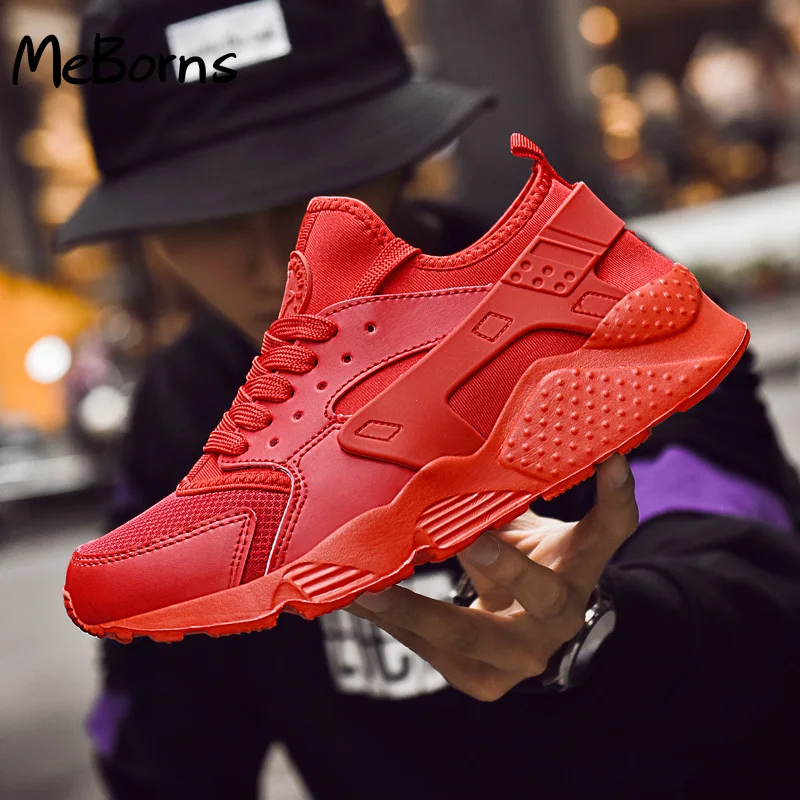 

Classic Men Running Shoes Casual Mesh Type Trainers Breathable Jogging Outdoors Sports Soft Edge Sneakers