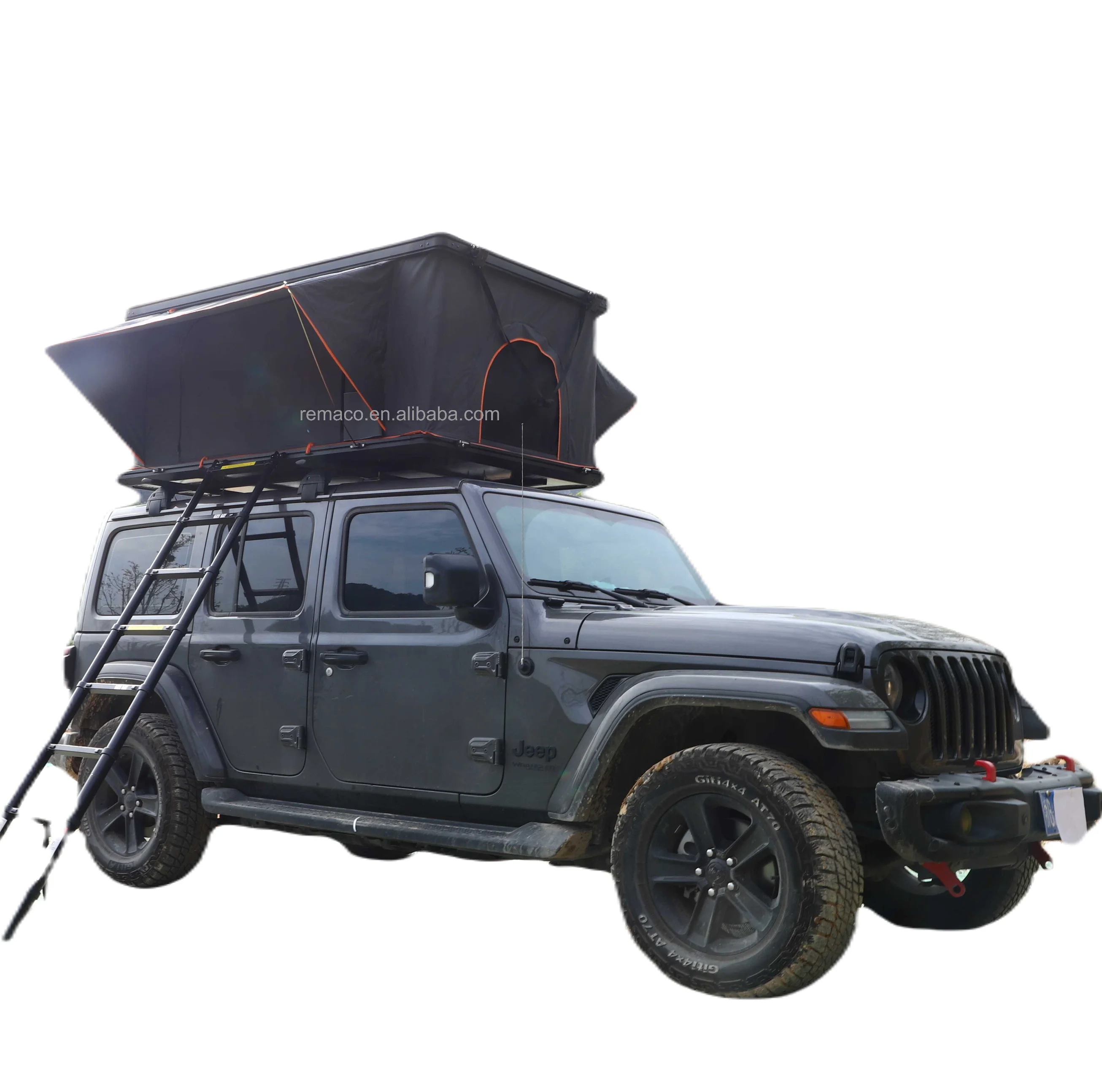 

New Design 4X4 Aluminum Roof Top Tent Box Zelt Hardshell Rooftop Tent with Two Window Single storey tent