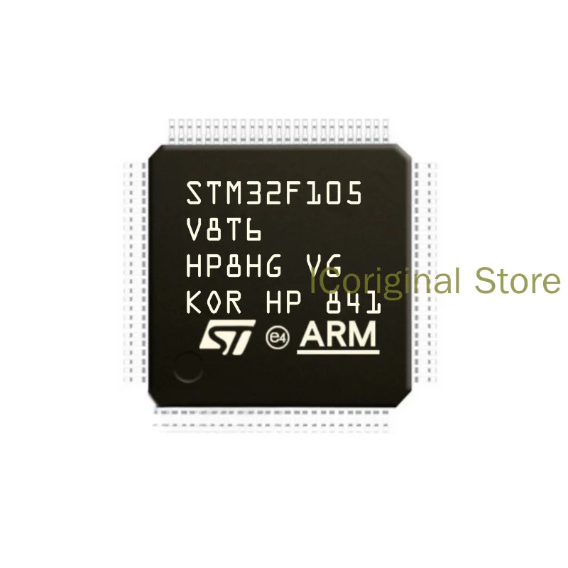 

Original chip STM32F105V8T6 TR LQFP100 STM32F Single chip MCU microcontroller 32F105V8T6 LQFP-100