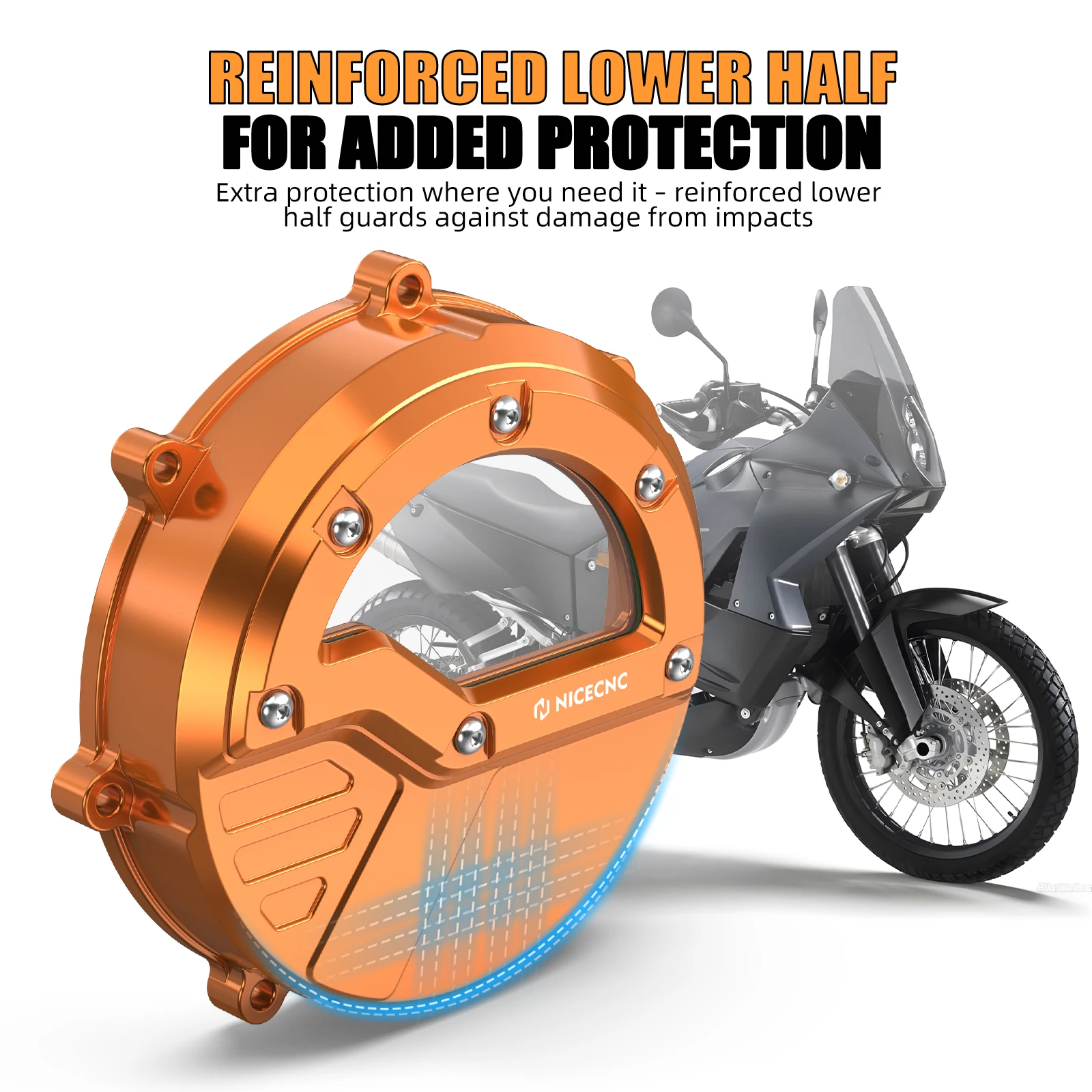 Прозрачная крышка сцепления NICECNC для KTM 950 Adventure/S Super Enduro R 990 Supermoto T Adventure S Duke