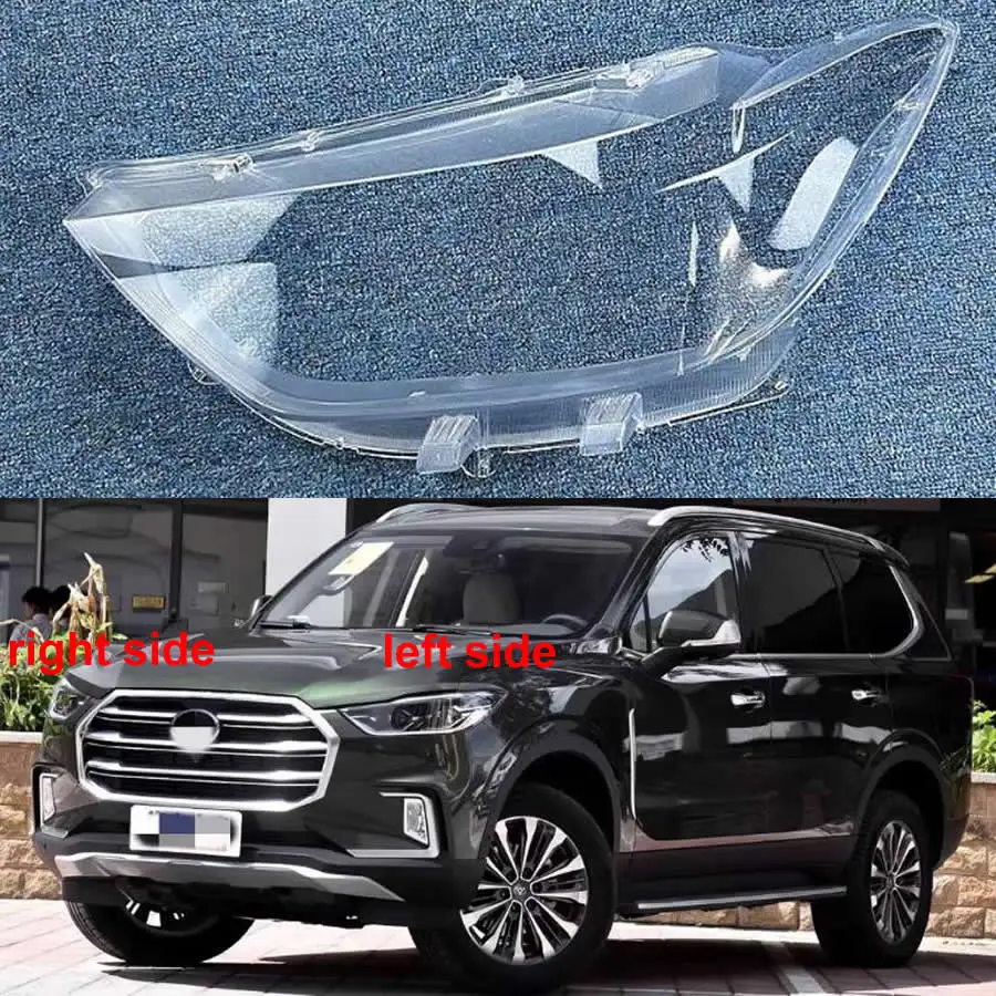 

For Saic Maxus D90 2016 2017 2018 2019 Transparent Headlight Cover Lens Headlamp Shell Plexiglass Replace Original Lampshade