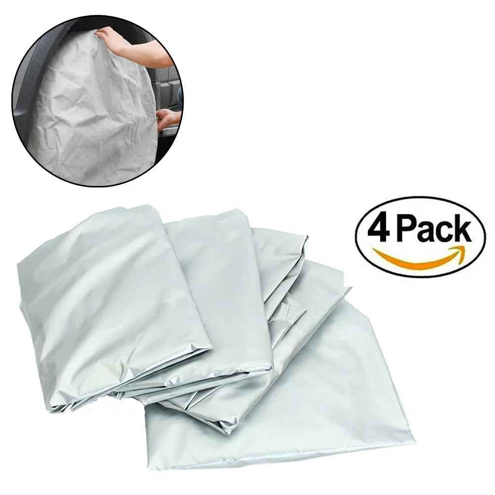 

4pcs Wheels Covers Tyre Protector Bag Car Heavy Duty Truck Camper RV Tire Cover Accessory For Truck Trailer Camper Motorhome