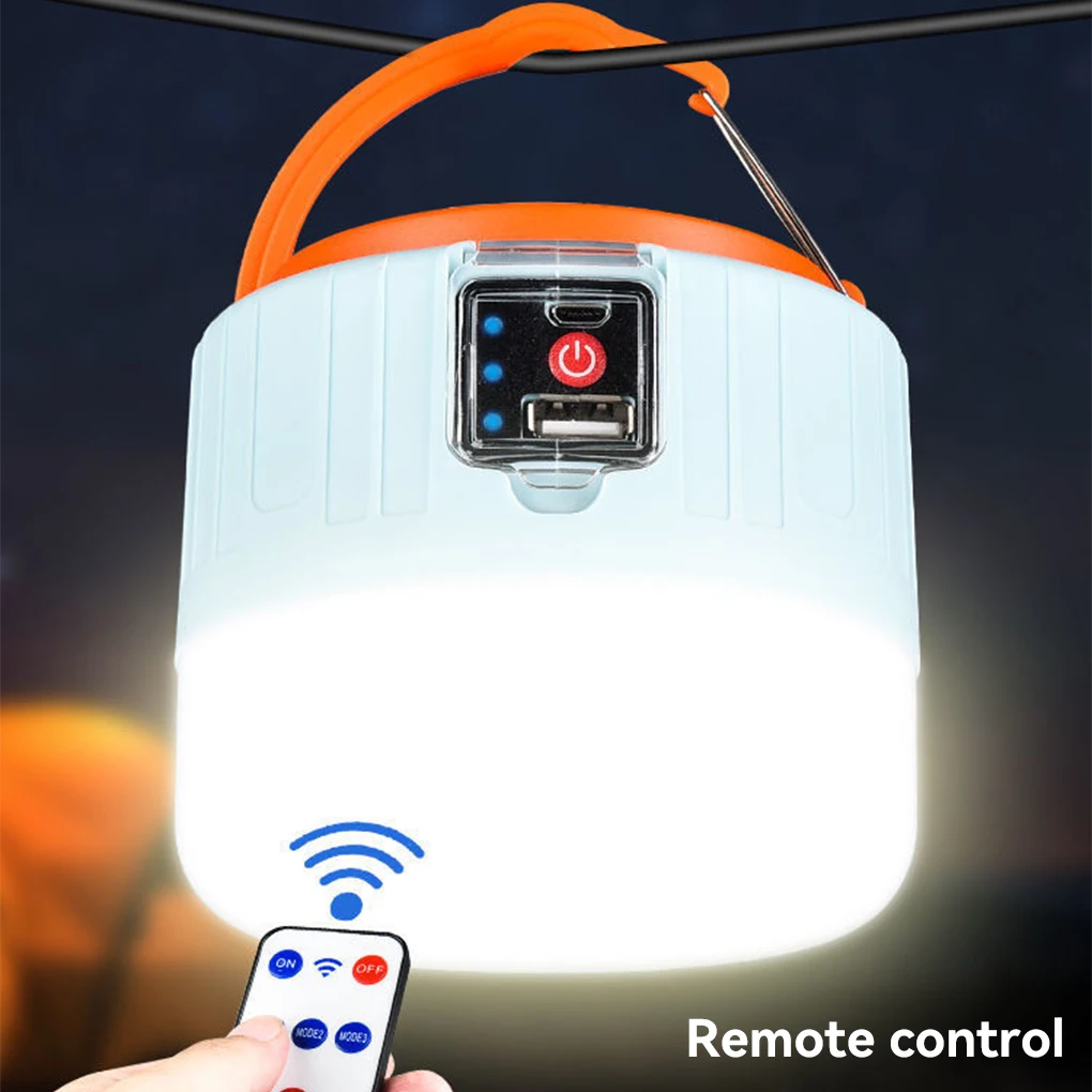 

Водонепроницаемый светильник на солнечной батарее, яркий фонарь для кемпинга с зарядкой от USB, переносной аварийный светильник
