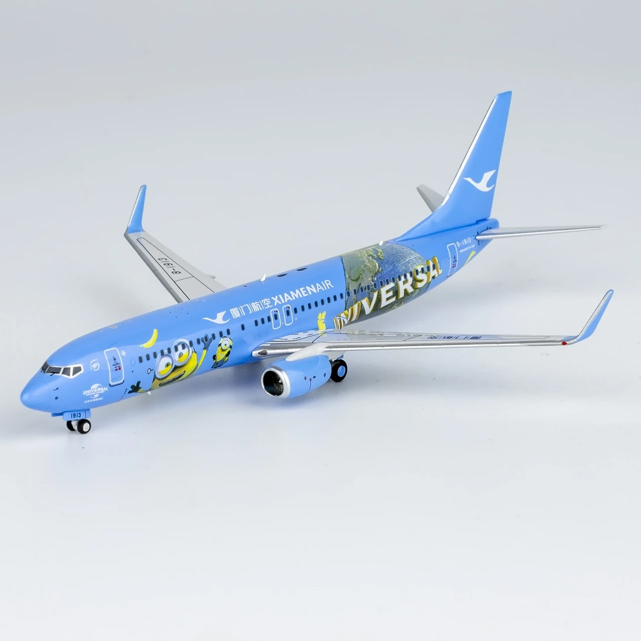 CXA005 коллекционный самолёт из сплава подарок NG модель 1:400 Xiamen Airlines SkyTeam Боинг