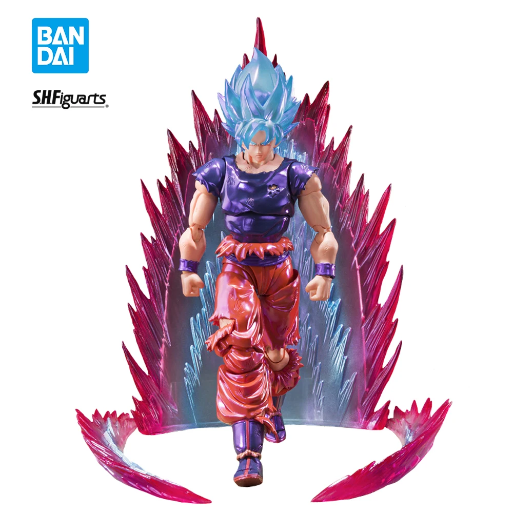 

Bandai оригинальный Драконий жемчуг SHF Супер SAIYAN Бог, супер сайян SON GOKU KAIO-KEN событие эксклюзивная серия фигурки аниме модели игрушки