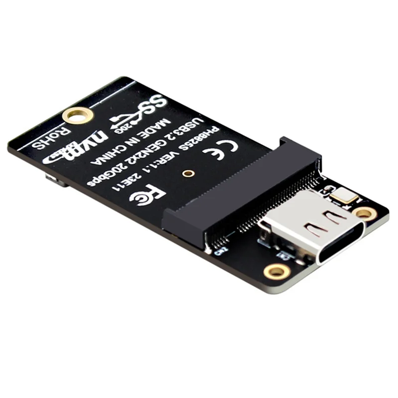 Адаптер NVME — USB 3.2 Type-C M2 SSD ASM2364 GEN2 X2 20 Гбит/с Поддержка Nvme 2230/42/60/80