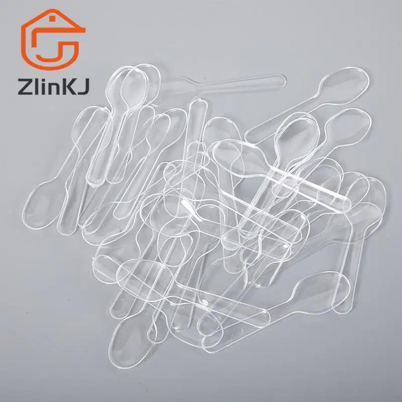 10/20 шт. одноразовые пластиковые ложки