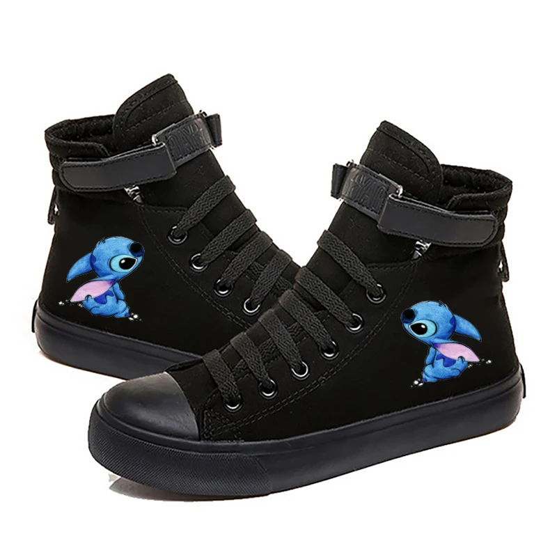

Disney Limited Edition Lilo & Stitch Print Men and Women Couple High and Low Shoes Original Disney