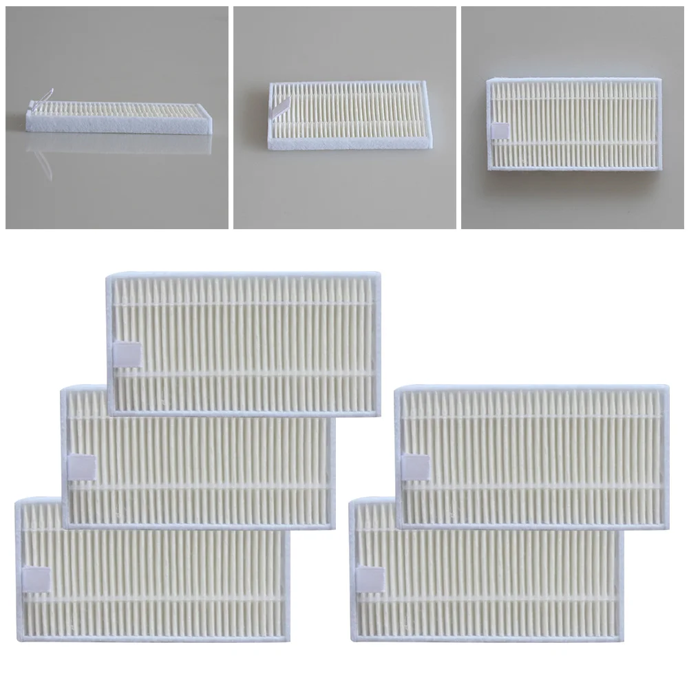 

5pcs Filter For Conga 5090 6090 7090 Robotic Vacuum Cleaner Spare Parts Vacuum Cleaner Filter HEPA Element Household Clean Tool