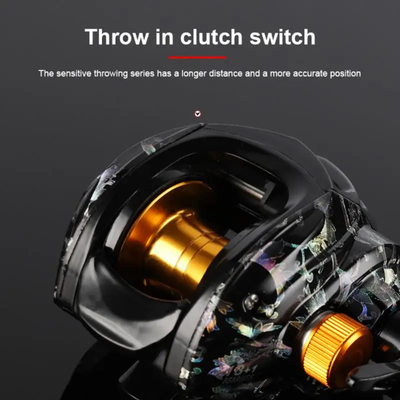 

Metal Eva Water Drop Wheel High Accuracy Anti-blasting Line Fishing Reel Durable Stable Sea Fishing Wheel New Luya Wheel