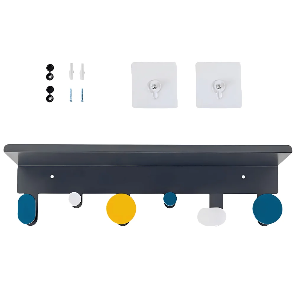 

Utility Hooks Mounted Coat No Punching Modern Towel Iron Wall-mounted Hanger