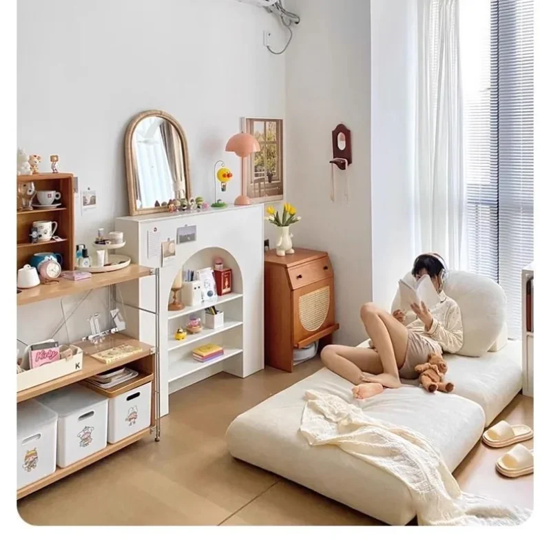 Скандинавский односпальный диван-кровать маленькая квартира гостиная складной