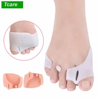 tcare 1pair foot care brace support gel foot pads to help relieve ballet hallux valgus tailors bunion and forefoot pain support