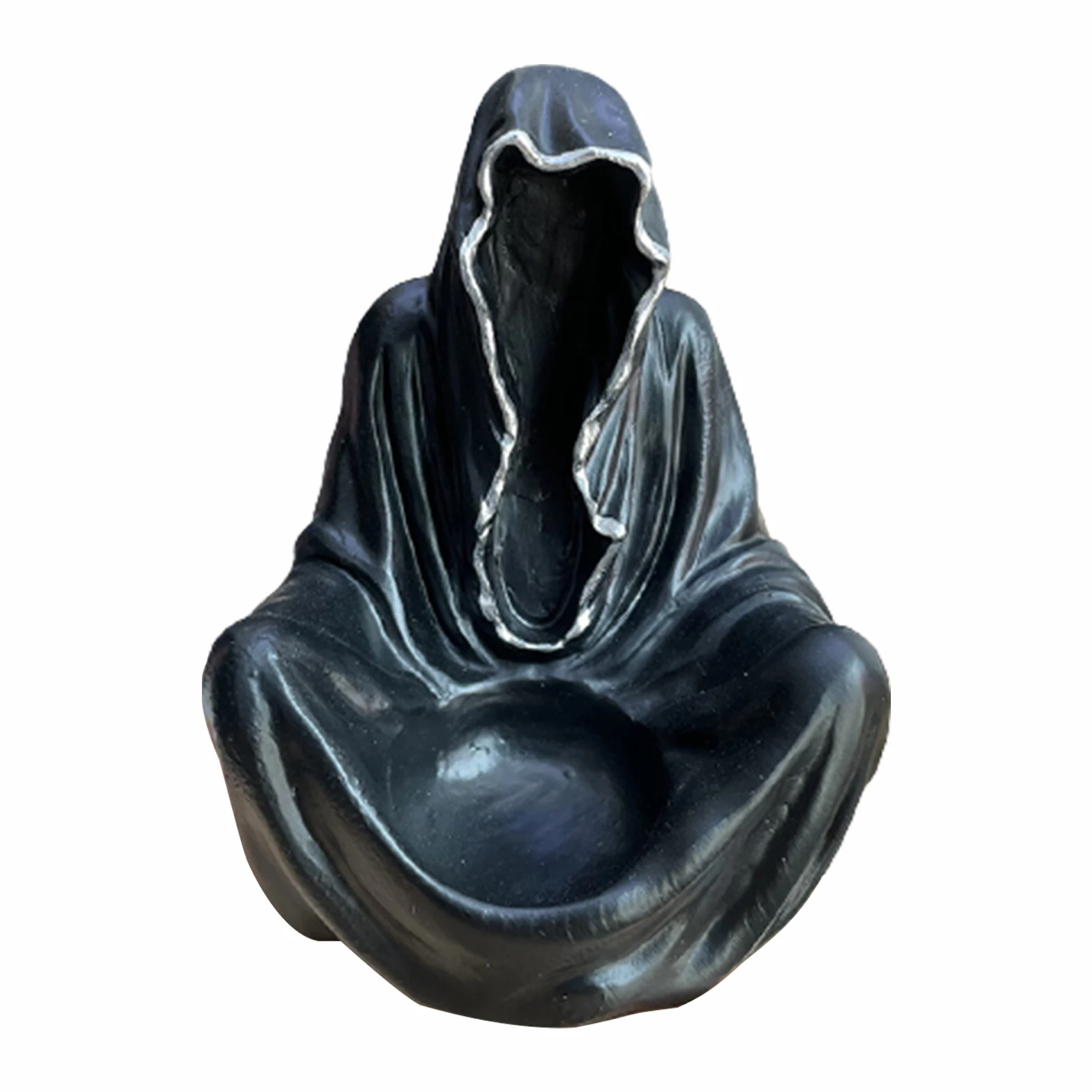 

Gothic For Desk Black Home Decor Stable Gift Sphere Display Holder Living Room Resin Office Wizard Crystal Ball Stand Practical