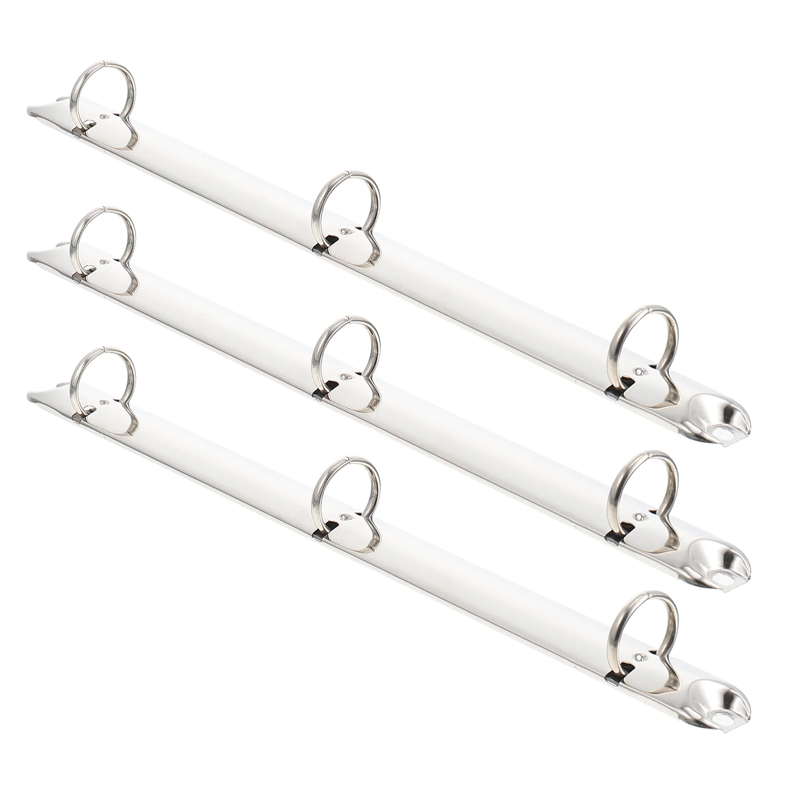 

3pcs Convenient Binder Rings Iron Book Rings Household Leaf Binders Binder Circles for Home Students Office School
