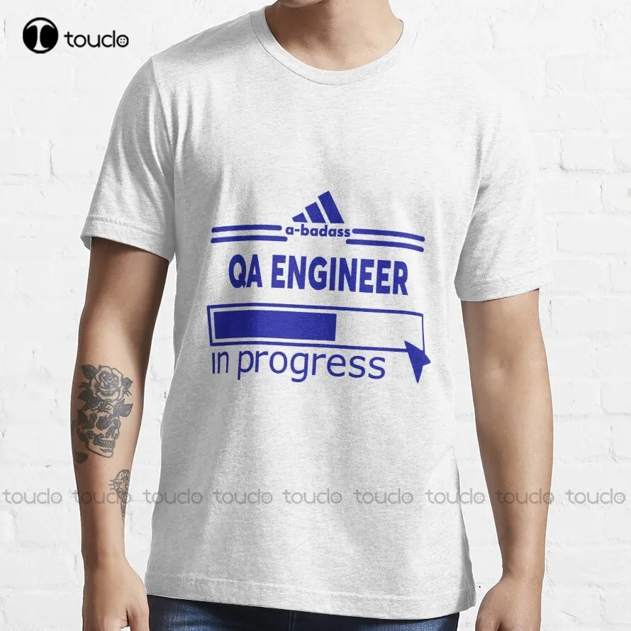 

Qa Engineer T-Shirt Mens Big And Tall Shirts Fashion Creative Leisure Funny Harajuku T-Shirt Harajuku Streetwear New Popular