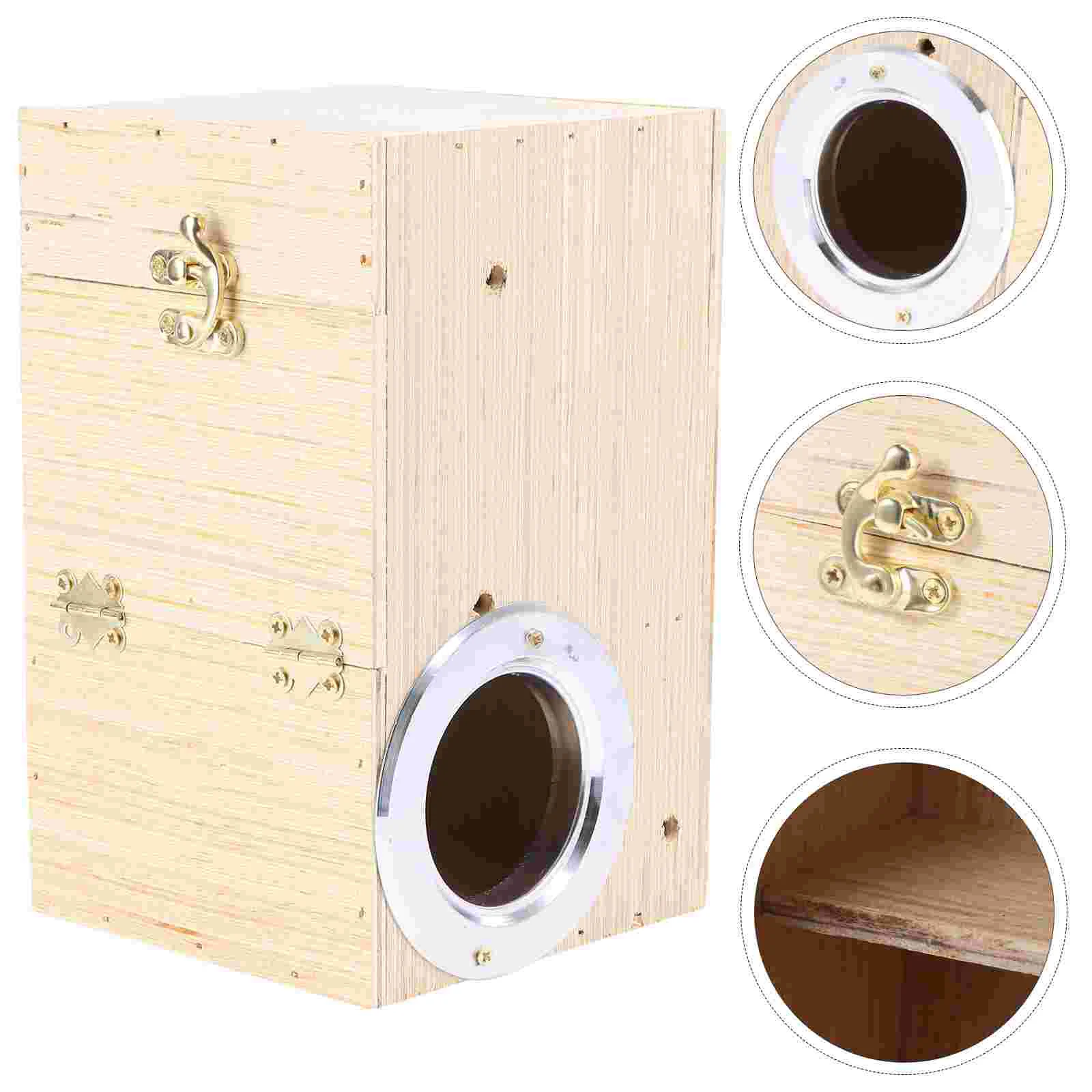 

1Pc Bird Breeding Box Cockatiel Nesting Box Parakeet Box Birds Breeding Case