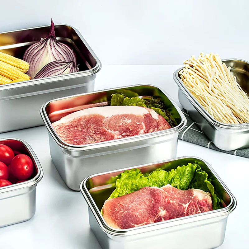 Контейнер для еды Anmai из нержавеющей стали 1000 мл герметичная коробка завтрака
