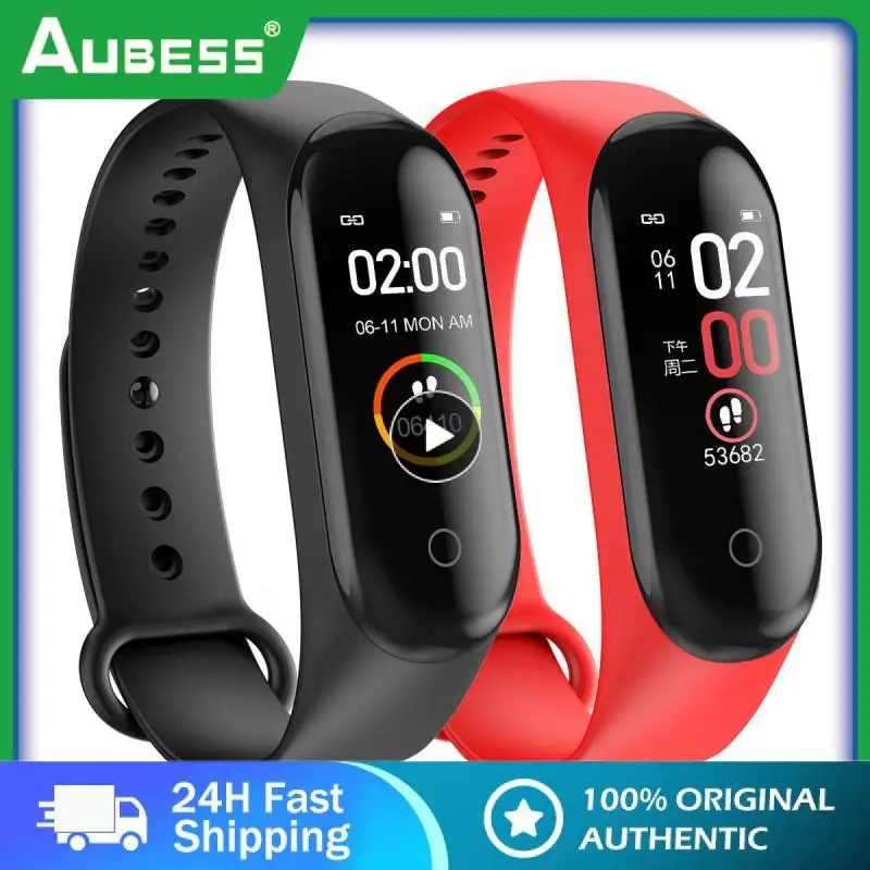 

M4 0.96inch Ips Color Screen Display Smart Band Super-long Standby Wristband Soft Tfu Bracelet Health Fitness Bracelet