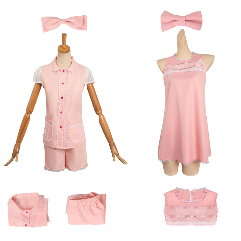

Barbier Margot Cosplay Costume Two-Pieces Pajamas Sleepwear Outfits Fantasia Women Girls Halloween Carnival Party Disguise Suit