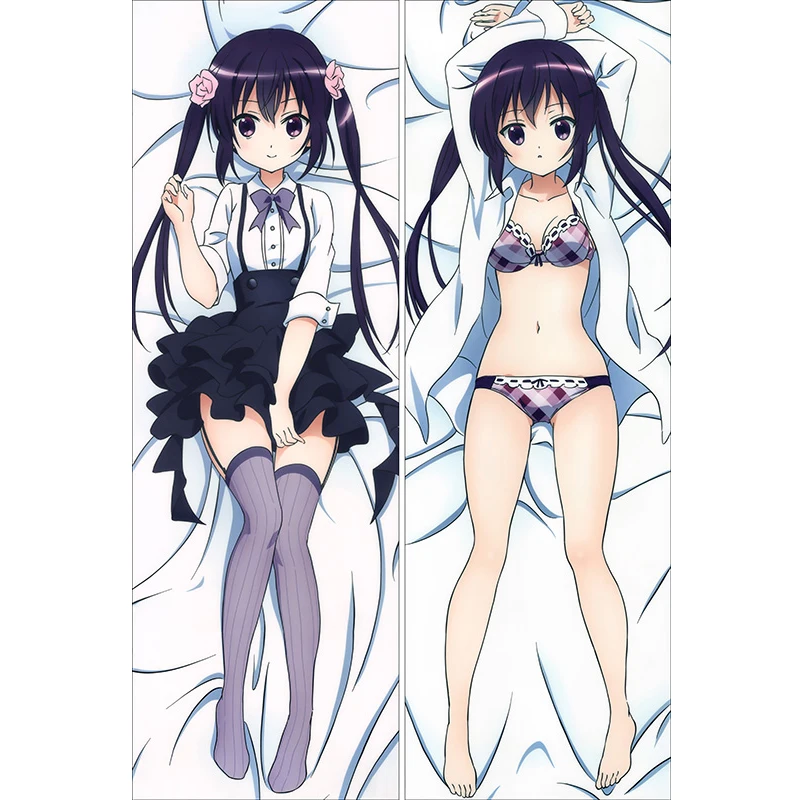 

MMF Is the Order a Rabbit ( GochiUsa ) Character Cocoa Hoto & Chino Kafu & Rize TedezaDakimakura Body Pillow Case Cover