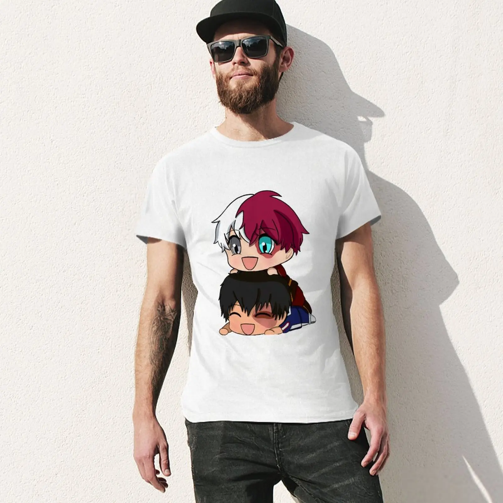 Мужская футболка Zuko and todoroki
