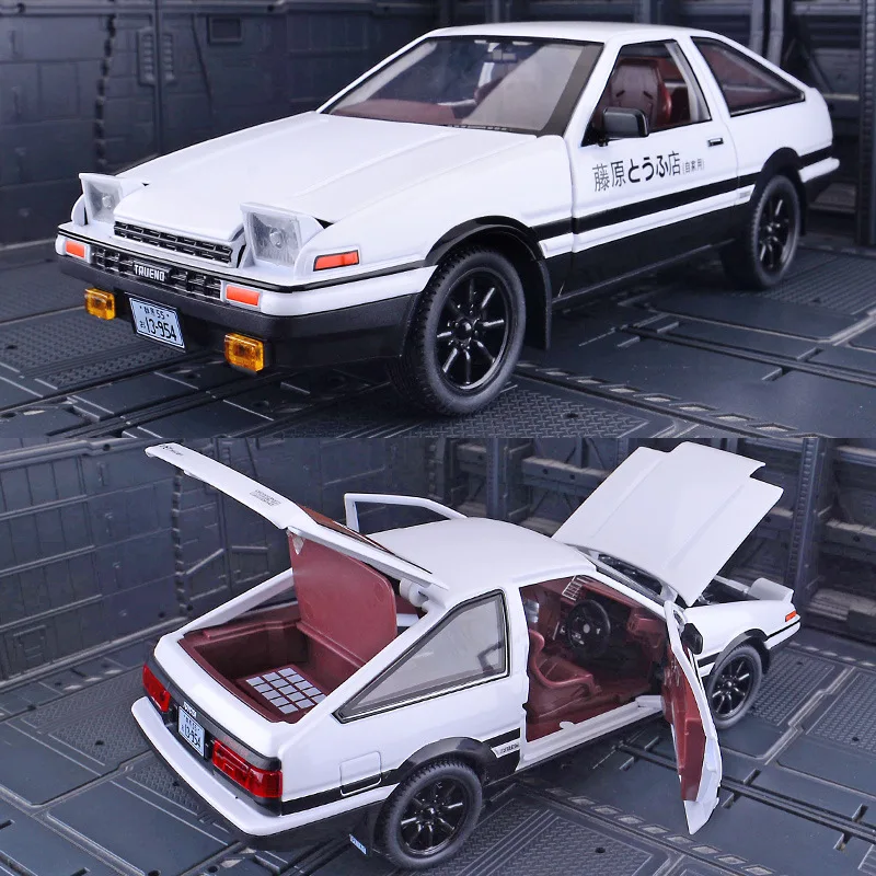 Модель автомобиля из сплава под давлением 1:20 миниатюрная модель AE86 в стиле ретро