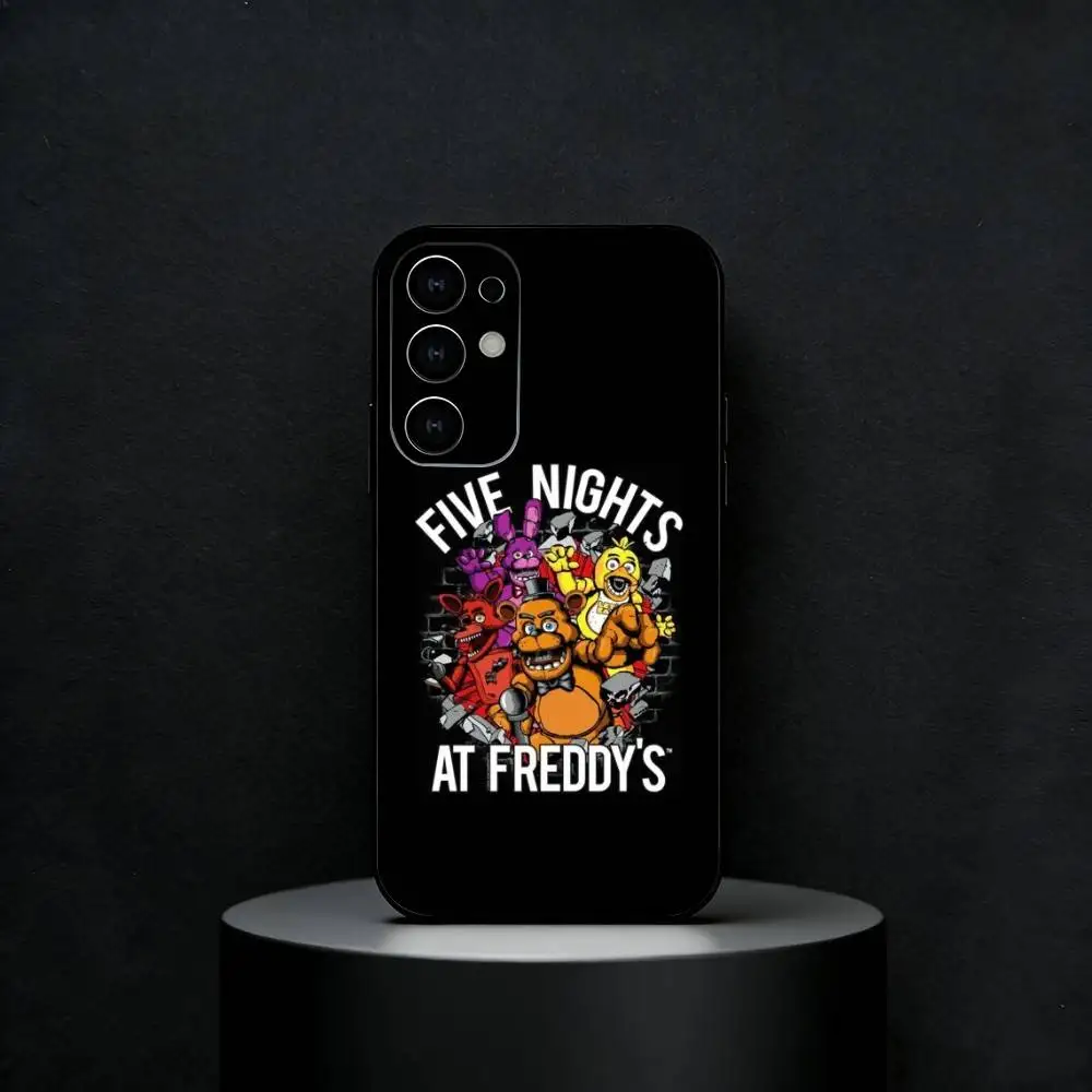 Фото Чехол для телефона F-Five Nights at Freddy's (FNaF) для Samsung S25, S24, S21, S22, S23, S30, Ultra, S20, Plus, FE, Note, 5G, черный №5