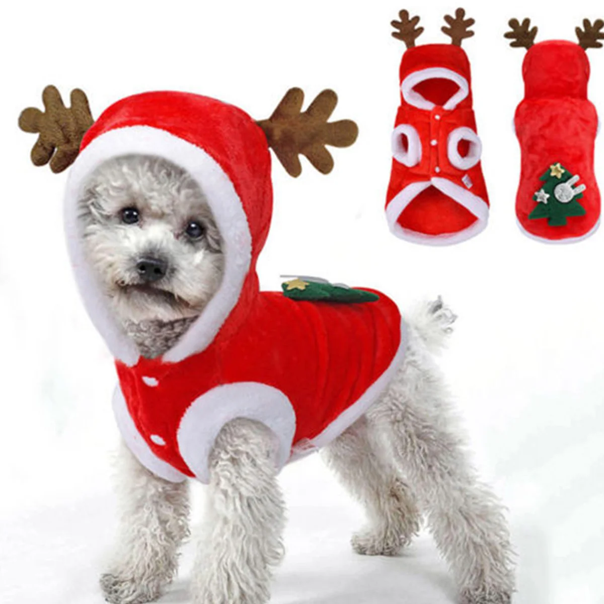 

Dog Christmas Sweater Costume Sweaters Cat Small Elk Lightweight Cartoon Thick Suit Ugly Dogsparty Cloth Pet Clothes Puppy