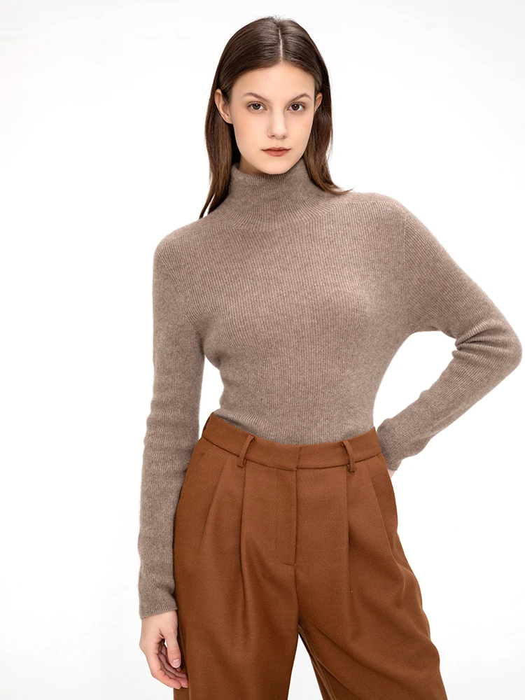 ZEAMOD осень/зима 2024 женский сексуальный однотонный кашемировый тканевый