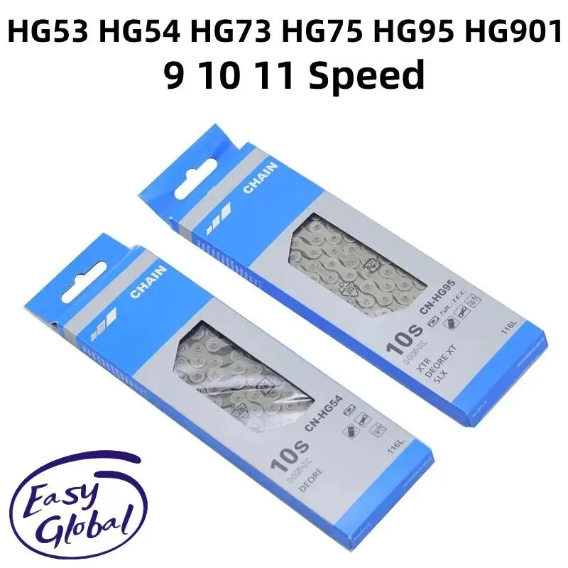 

Цепь для велосипеда 9/10/11 скоростей HG53 HG54 HG73 HG75 HG95 HG901 цепь для дорожного горного велосипеда 116/118 звеньев цепь для велосипеда цепь для гоночно...