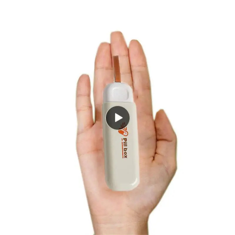 

Compartment Medicine Container Saving Space Safe Non-toxic Portable Pill Box Internal Detachable Sealing Cover Portable