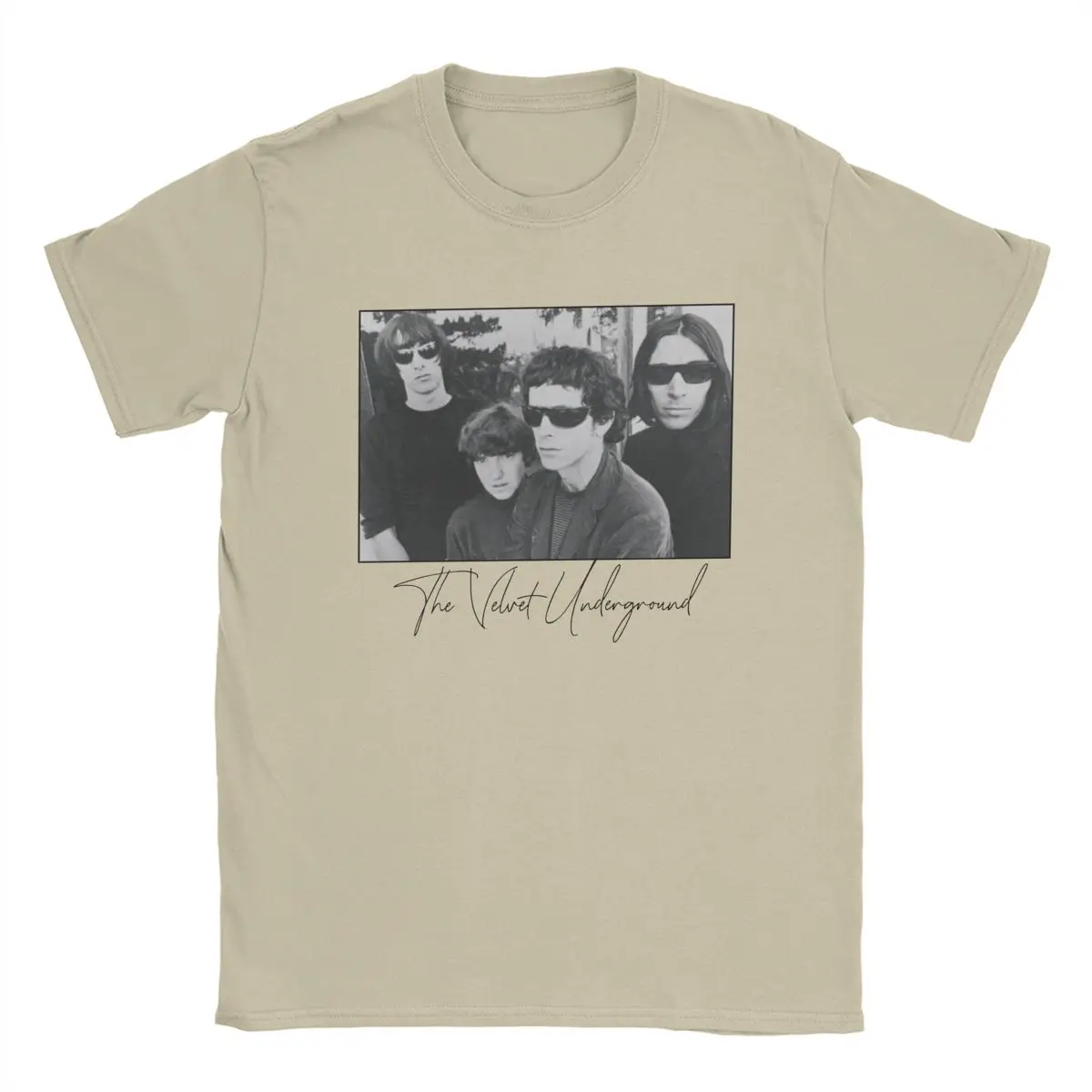 

Men's The Velvet Underground T Shirt 100% Cotton Tops Amazing Short Sleeve Crewneck Tees 4XL 5XL 6XL T-Shirt