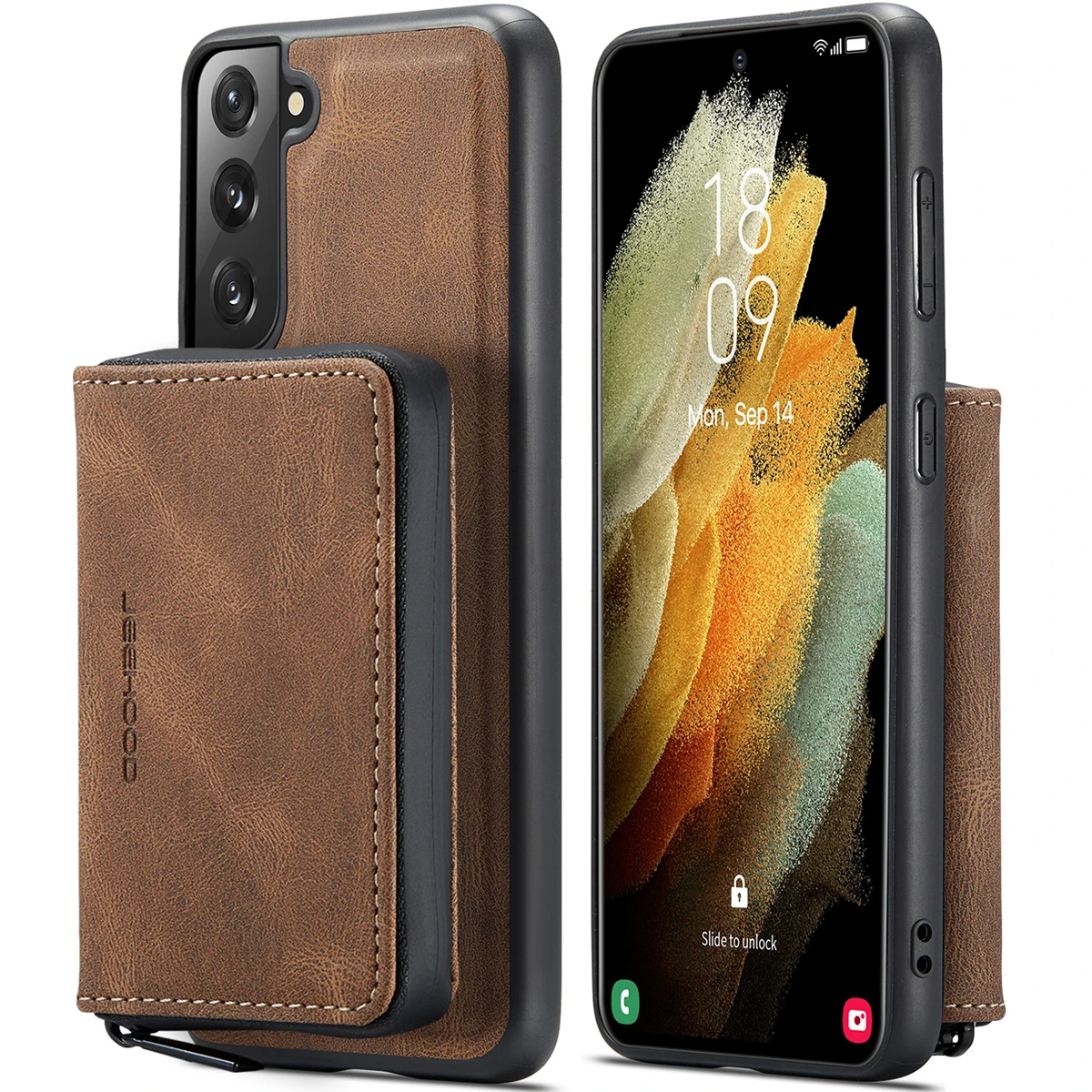 

PU Leather Wallet Case For Samsung Galaxy S22 Ultra S22+ S22 5G S21 FE Case Card Solt Bag Magnetic Support Wireless Charging
