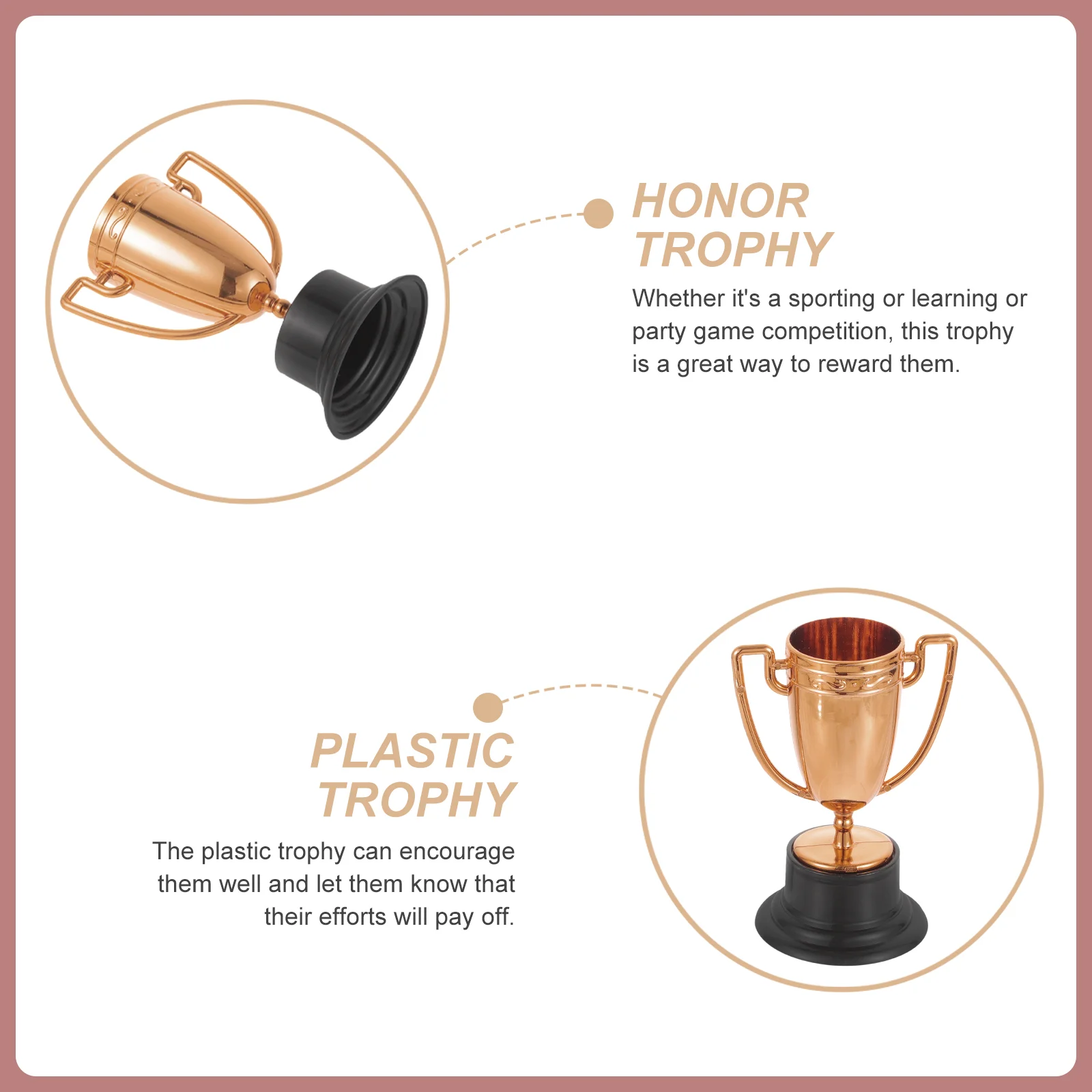 8 шт. мини-трофеи для детей кубок награда за конкурс игрушки взрослых маленькие