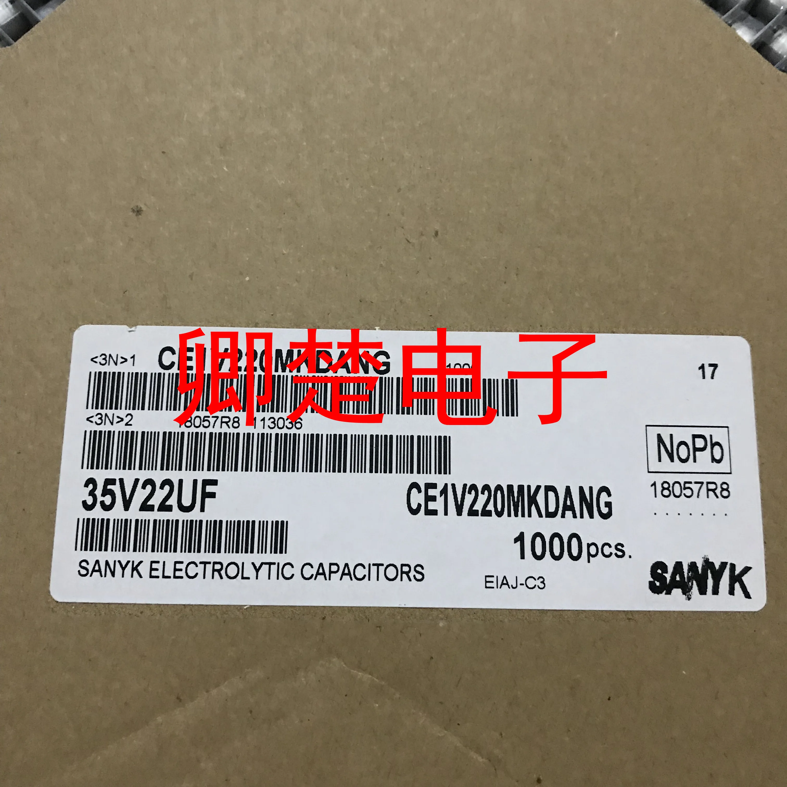 

30 шт. Оригинальный Новый CE1V220MKDANG 35V22UF