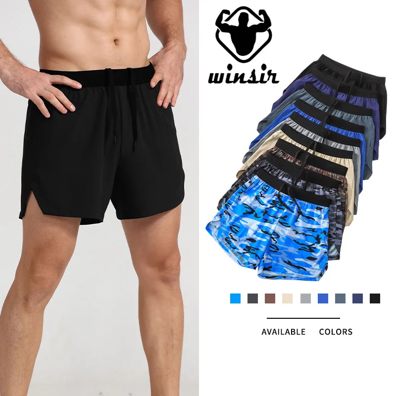 

Шорты мужские быстросохнущие камуфляжные свободного покроя для фитнеса и бега