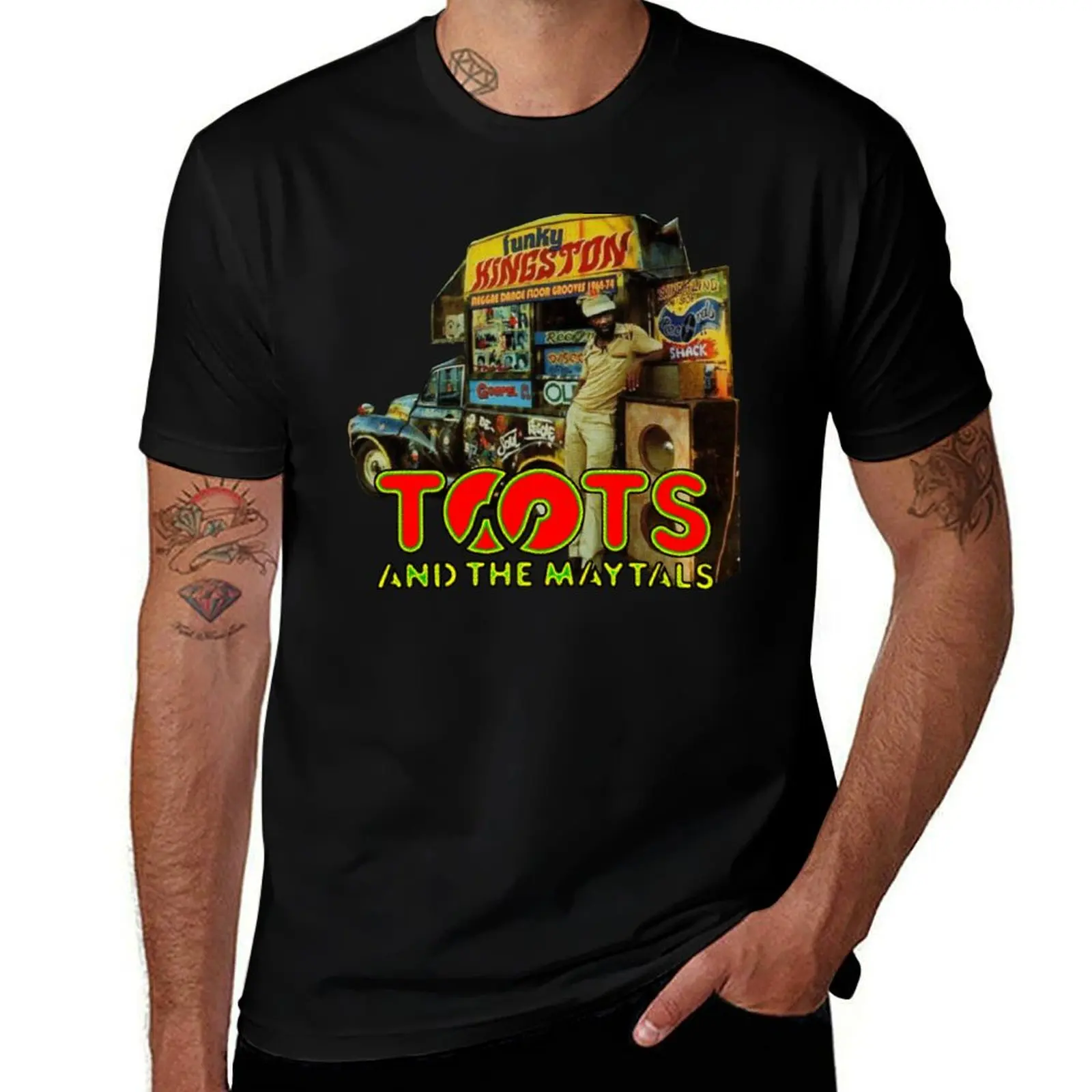 Toots And The Trio Maytals Funky Kingston - Ska Reggae Rocksteady Футболка летняя одежда Мужская
