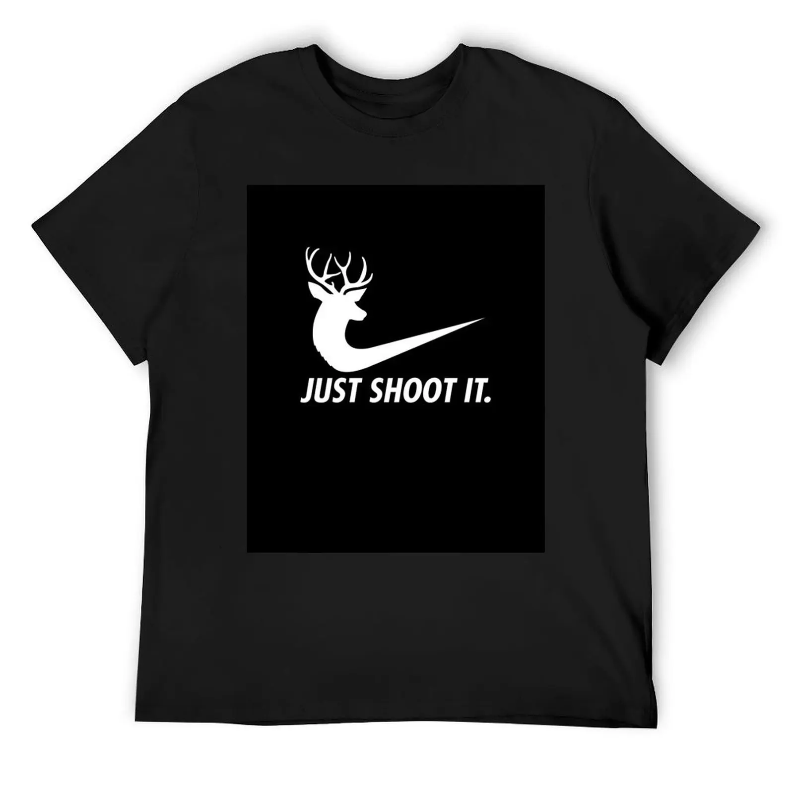 Просто стреляйте это забавная модная футболка Nike Deer для охоты |