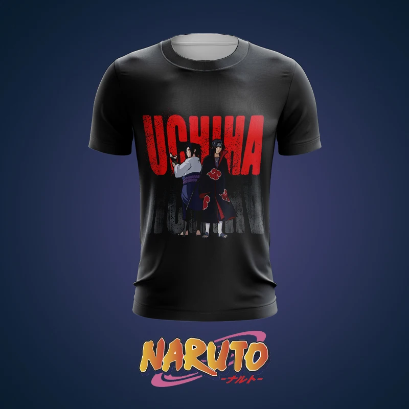 

Uchiha Itachi/Uchiha Sasuke Brothers T-Shirt Naruto-Ninja Men's Summer Harajuku Style T-Shirt 3D Printing Oversized XXS-6XL 2022