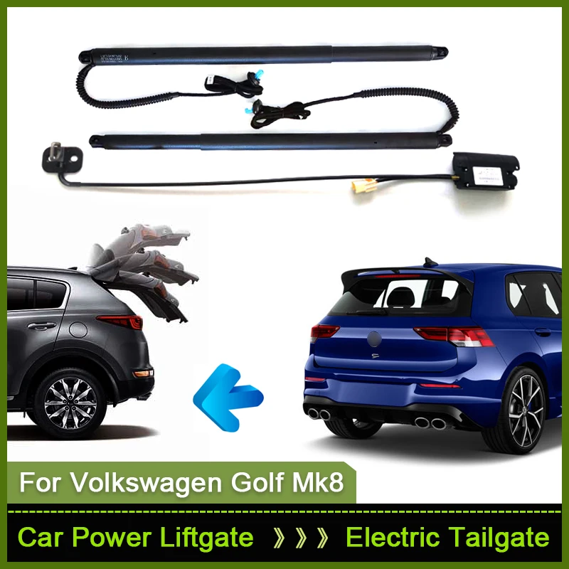 Для Volkswagen Golf Mk8 MQB 2019 ~ 2024 автомобильная электрическая система подъема задней