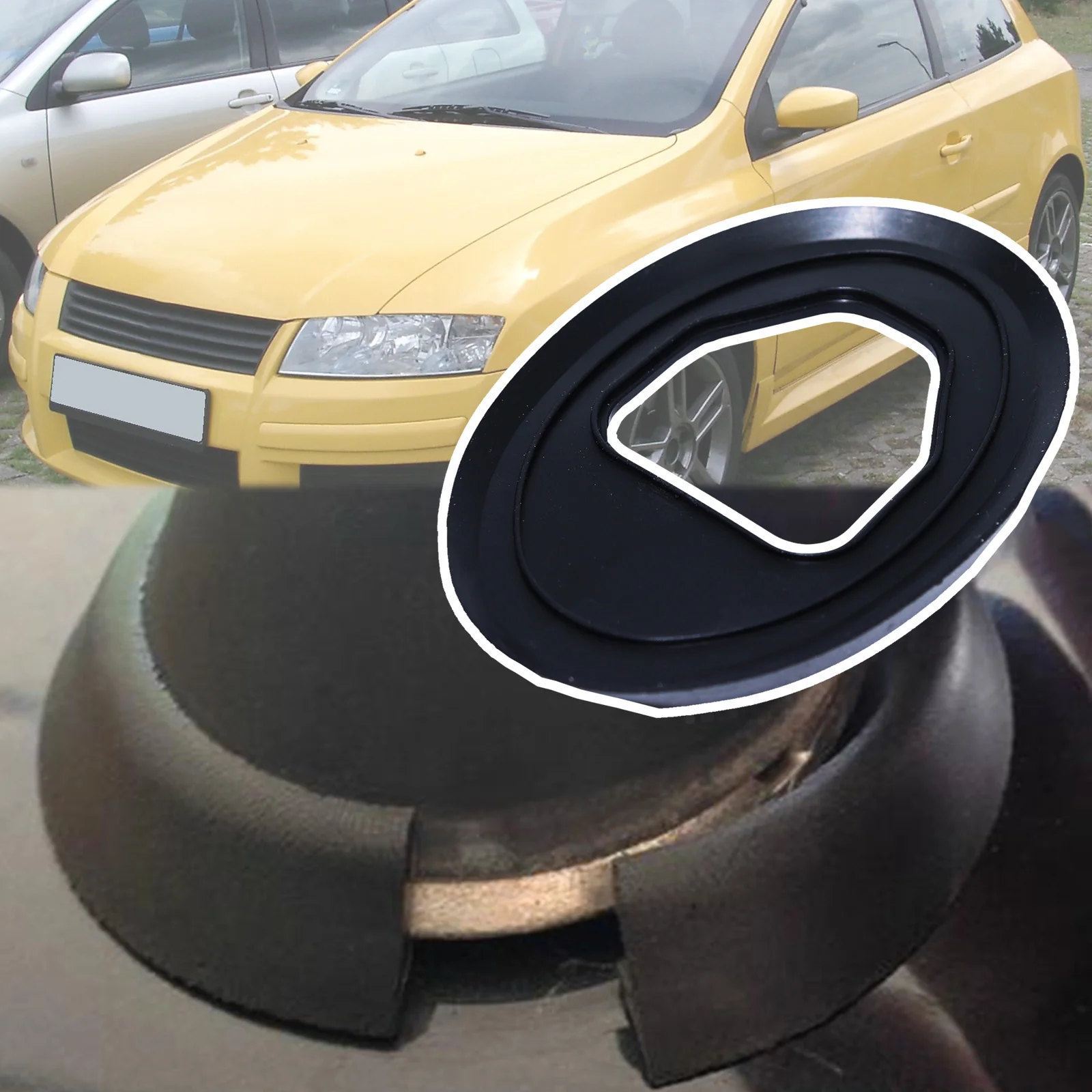 Для Fiat Stilo (тип 192) 2001 2002 2003 2004 2005 2006 Автомобильная флейта штыревая антенна