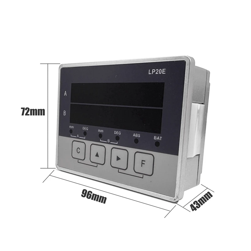 LP20E 2-осевой цифровой дисплей DRO магнитный датчик ленты смещения считывание