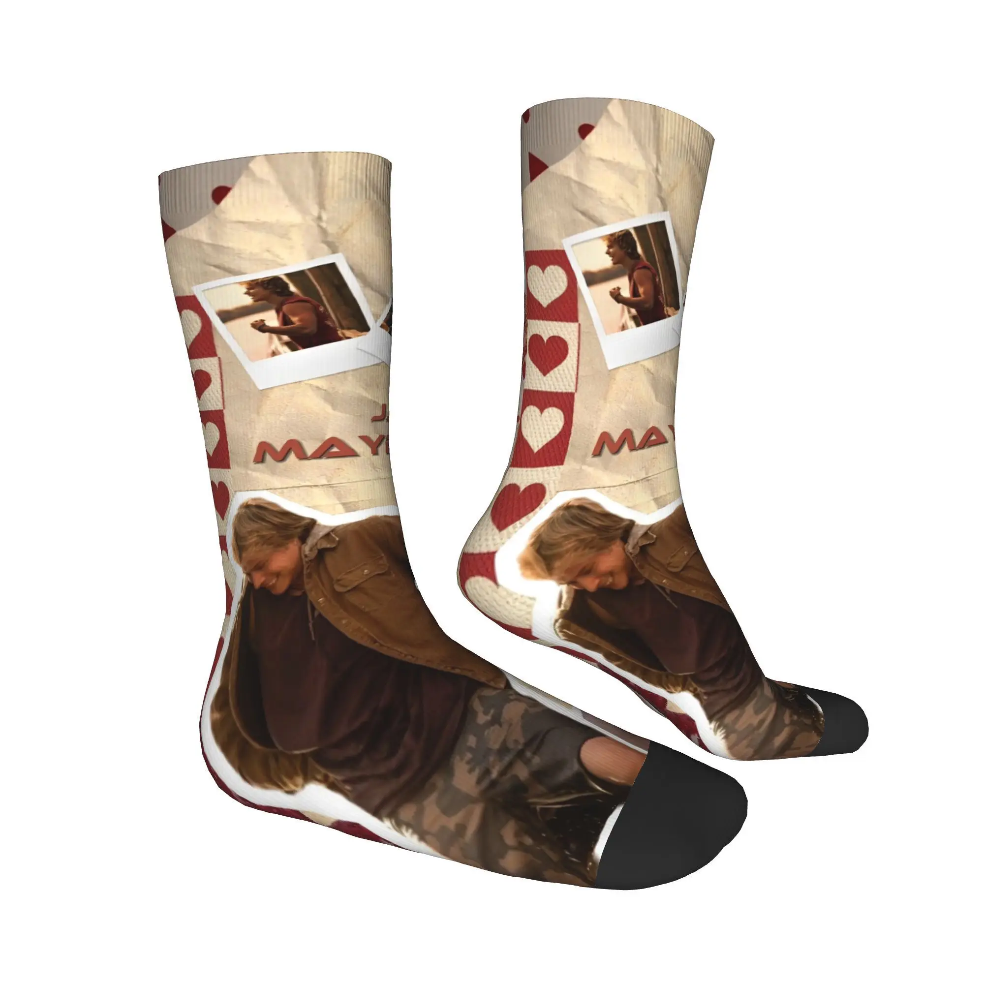 Мужчины Женщины JJ Maybank Rudy Pankow Носки Дышащие модные носки Сюрприз Идея подарка