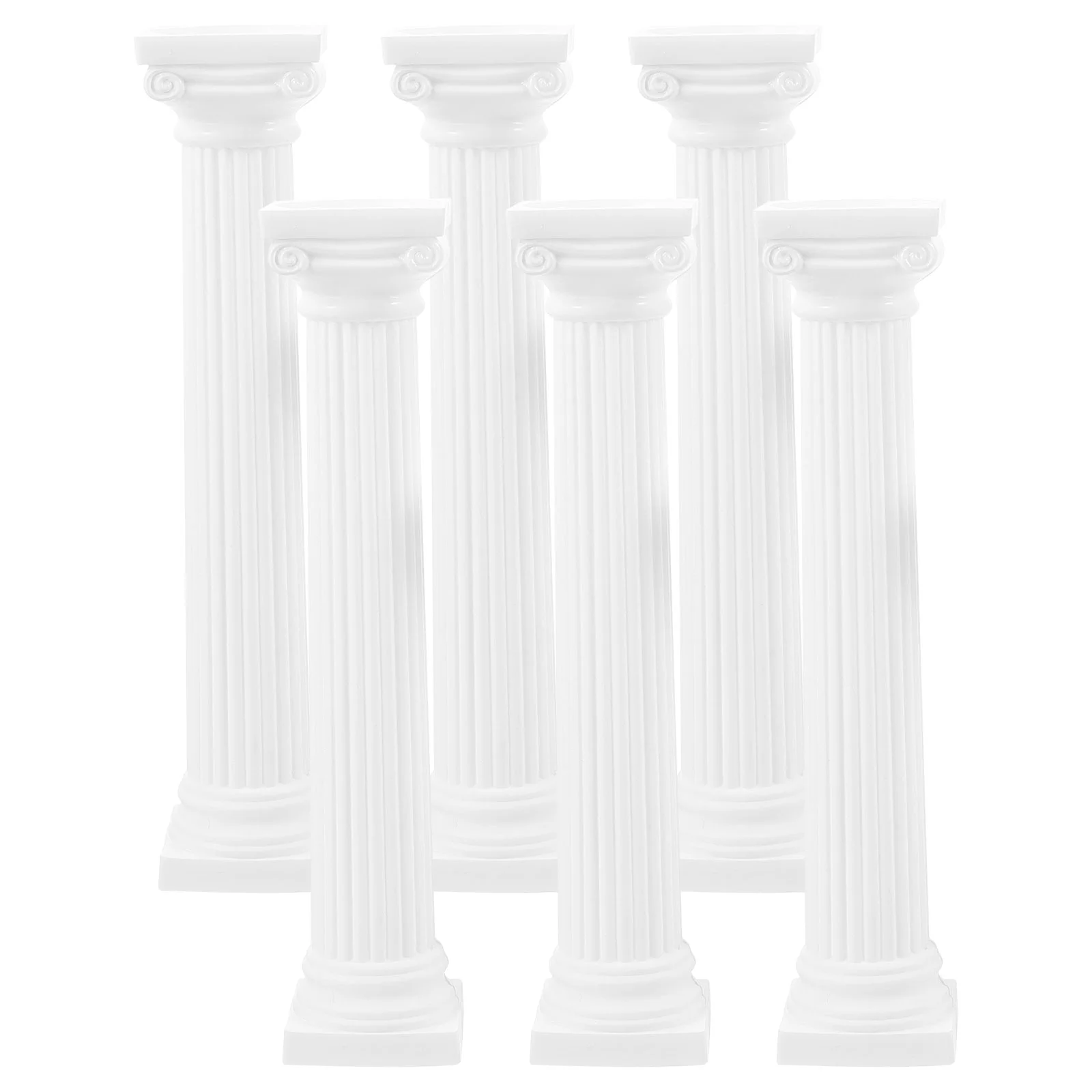 

6Pcs Roman Column Statue Column Statue Roman Pillar Decoration Photo Props