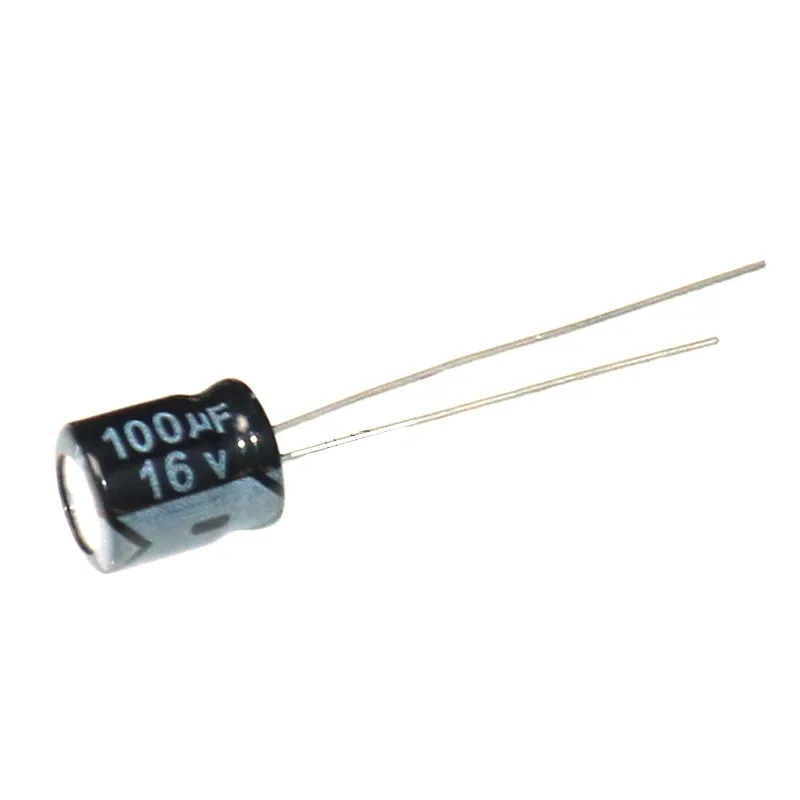 

50PCS Higt Quality 16V100UF 5*7mm 100UF 16V 5*7 Electrolytic Capacitor