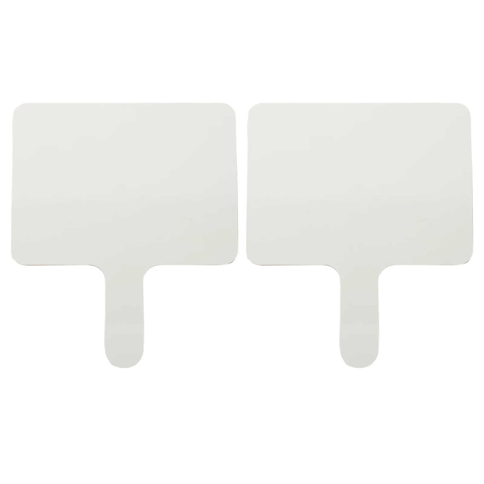 

2 Pcs Answer Board Double-sided Whiteboard Teaching Prop Handheld Writing Writeable Quick Response Whiteboards Students