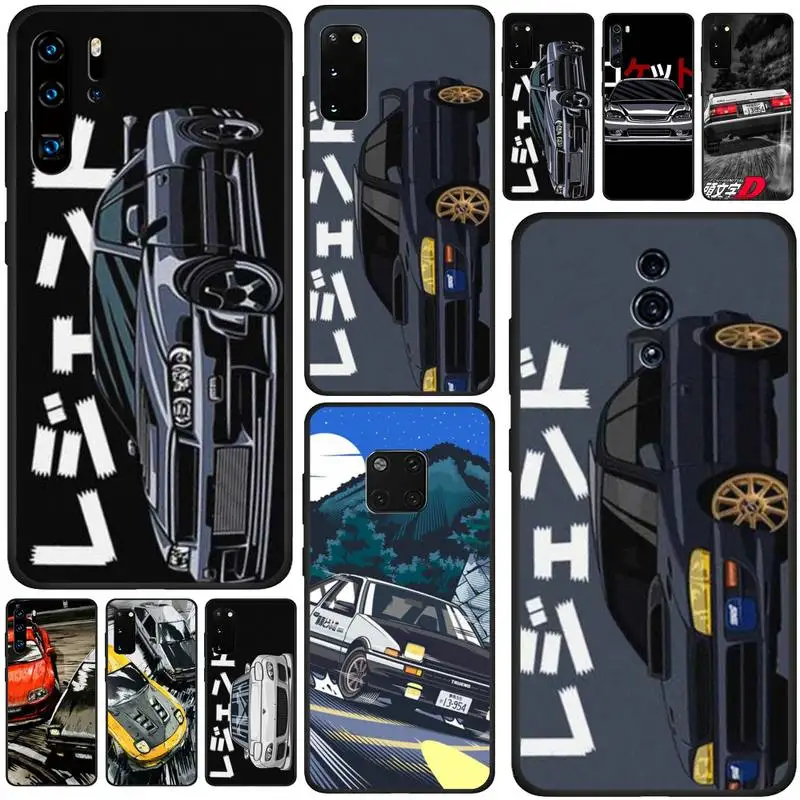 JDM Initial D Takumi Fujiwara Attack AE86 Trueno чехол для телефона OPPO F 1S 7 9 K1 A77 F3 RENO F11 A5 A9 A73S R15 REALME |