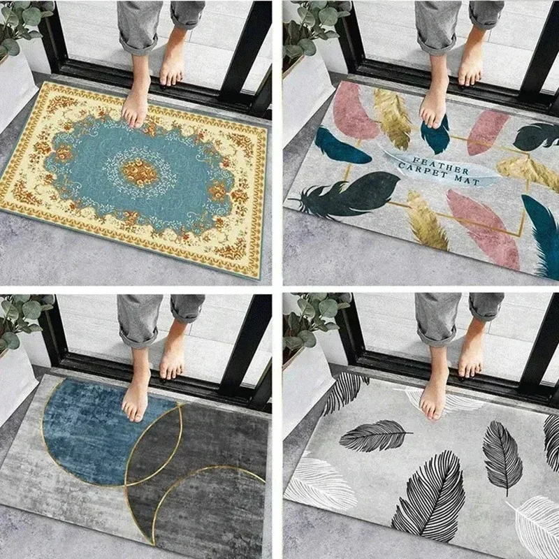 Современный супервпитывающий грязевой ковер с диатомом нескользящий коврик для