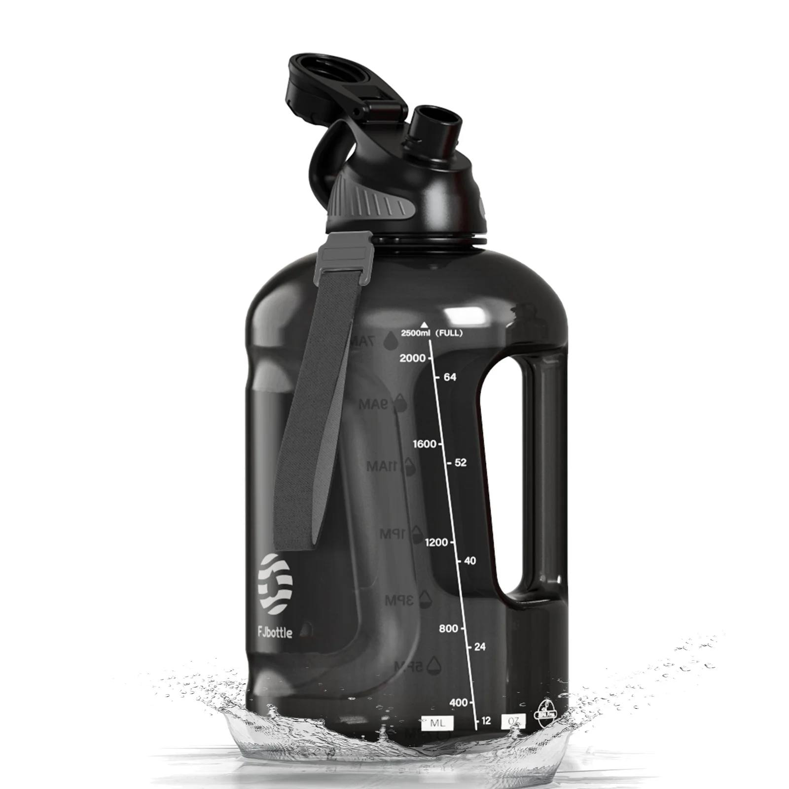 

FEIJIAN Большая пластиковая бутылка для воды 1.6/2.6 л